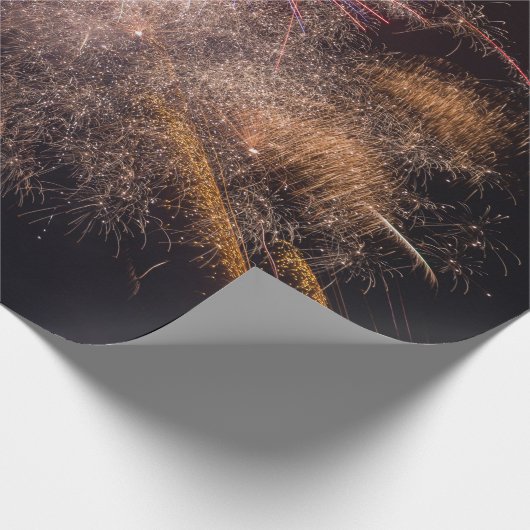 Feuerwerks-Packpapier Geschenkpapier (Ecke)