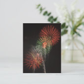 Feuerwerks-Postkarte Postkarte (Stehend Vorderseite)