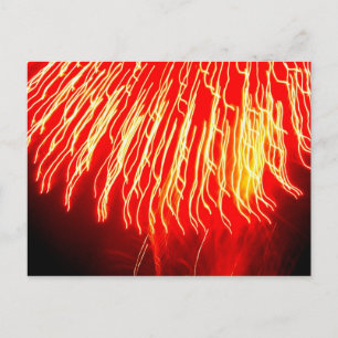 Feuerwerks-Postkarte Postkarte