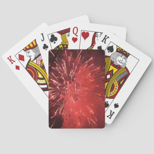 Feuerwerks-Spielkarten Spielkarten (Rückseite)