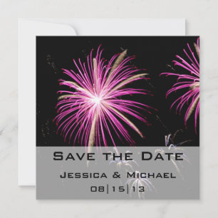 Feuerwerksankündigung zum Datum speichern Save The Date