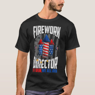 Feuerwerksdirektor 4. Juli ich laufe du lauft T-Shirt