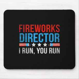 Feuerwerksdirektor I Ich laufe, du läufst, lustige Mousepad