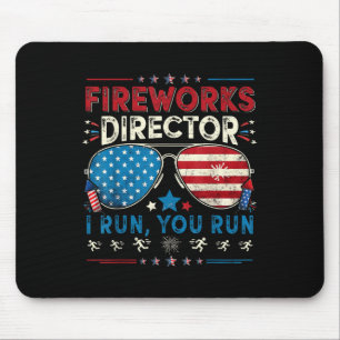 Feuerwerksdirektor I Ich laufe Du läufst Lustiger Mousepad