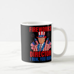 Feuerwerksdirektor I Lauf Du Lauf Lustig Trump Kaffeetasse