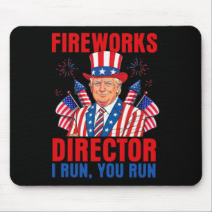 Feuerwerksdirektor I Lauf Du Lauf Lustig Trump Mousepad