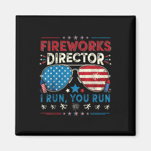 Feuerwerksdirektor I Lauf Du Lauf Lustiger 4. Juli Magnet