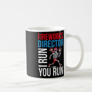 Feuerwerksdirektor I Renne dich am 4. Juli für M Kaffeetasse