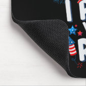 Feuerwerksdirektor I Run You Run 4. Juli Feier Mousepad (Ecke)
