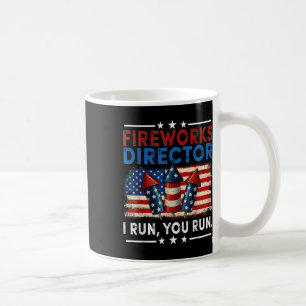 Feuerwerksdirektor - Ich Laufe Du Laufe Lustiger 4 Kaffeetasse