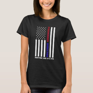 Feuerwerksdirektor Partying like's 1776 USA T-Shirt
