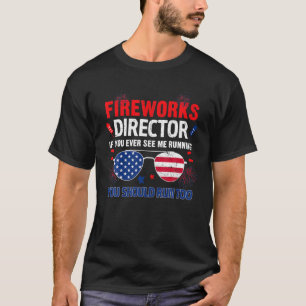 Feuerwerksdirektor, wenn ich am 4. Juli die Sonne T-Shirt