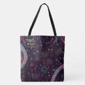 Feuerwerksdisplay: Abstrakte Kunst Tasche (Vorderseite)
