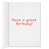 Feuerwerksdrache Geburtstagskarte (Innen (Rechts))