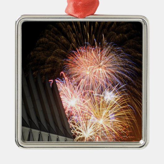 Feuerwerksexplosion Ornament Aus Metall (Vorne)