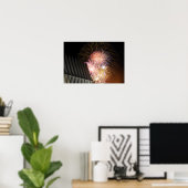 Feuerwerksexplosion Poster (Heimbüro)