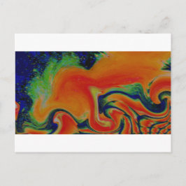 Feuerwerksexplosion Postkarte