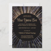 Feuerwerksfeier Neujahr Einladung (Vorderseite)