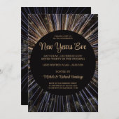 Feuerwerksfeier Neujahr Einladung (Vorne/Hinten)