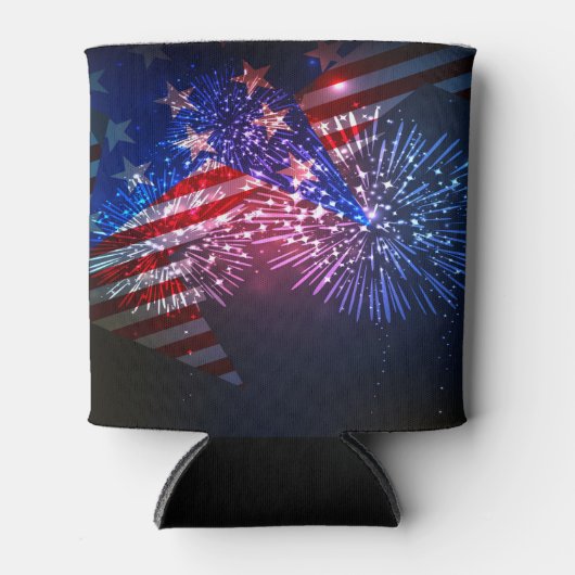 Feuerwerksfeier (v1) dosenkühler (Vorderseite)