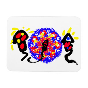 Feuerwerksfreude Magnet