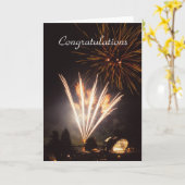 Feuerwerkskarte Karte (Gelbe Blume)