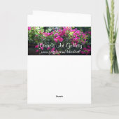 Feuerwerkskarte Karte (Rückseite)