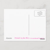 Feuerwerkskarte Postkarte (Rückseite)