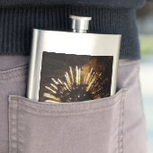 Feuerwerkskörper 10 Messkolben aus nicht rostendem Flachmann (Beispiel)