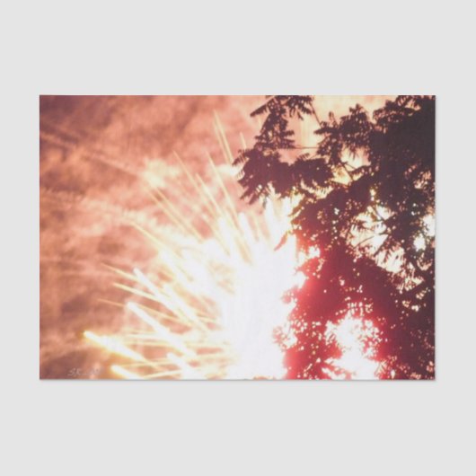 Feuerwerkskörper 12 Papiertaschentücher Seidenpapier (Vorderseite)