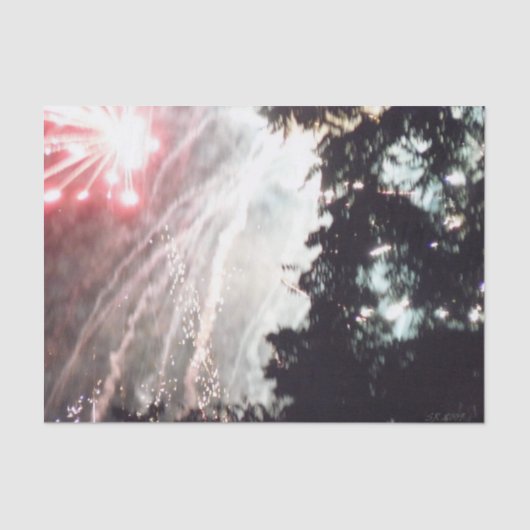 Feuerwerkskörper 14 Papiertaschentücher Seidenpapier (Vorderseite)