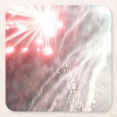 Feuerwerkskörper 14 Untersetzer auf Papier (Vorderseite)