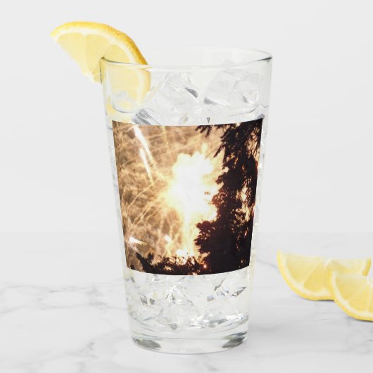 Feuerwerkskörper 15 Glasklumpen Glas (Vorderseite Ice)