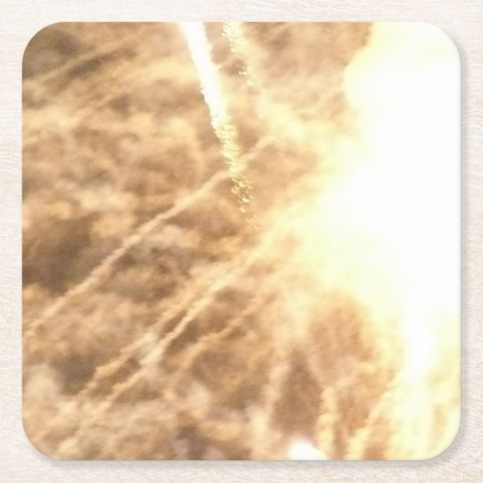 Feuerwerkskörper 15 papierne Untersetzer (Vorderseite)