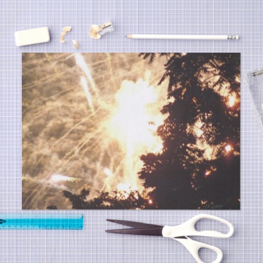 Feuerwerkskörper 15 Papiertaschentücher Seidenpapier (Handwerk)