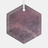 Feuerwerkskörper 16 Hexagon-Ornament aus Glas Ornament Aus Glas (Vorderseite)