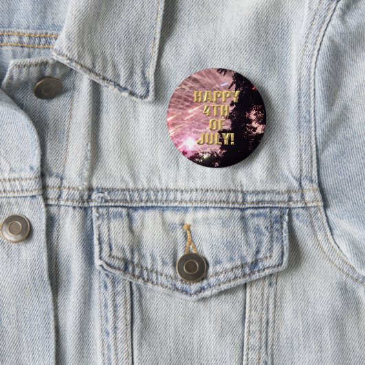 Feuerwerkskörper 17 4. Juli Schaltfläche Button (Beispiel)