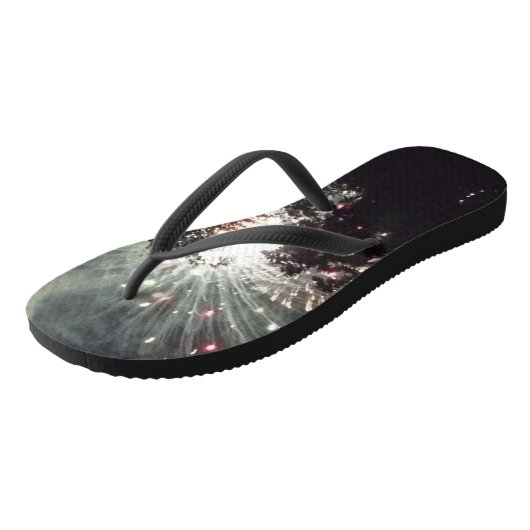 Feuerwerkskörper 18 Flip-Flops Badesandalen (Schrägansicht)