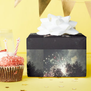 Feuerwerkskörper 18 glänzende Umhüllungspapiere Geschenkpapier