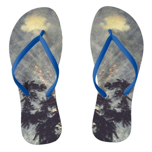 Feuerwerkskörper 19 Flip-Flops Badesandalen (Fußbett)