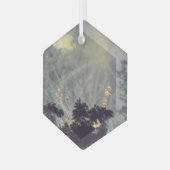 Feuerwerkskörper 19 Hexagon-Ornament aus Glas Ornament Aus Glas (Vorderseite Links)