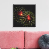 Feuerwerkskörper 1 leinwanddruck (Insitu (Wohnzimmer))