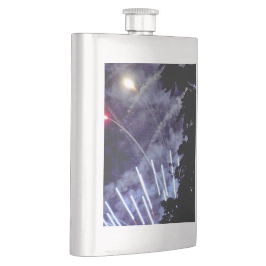 Feuerwerkskörper 1 Messkolben aus nicht rostendem Flachmann (Rechts)