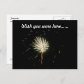 Feuerwerkskörper 1 postkarte (Vorne/Hinten)