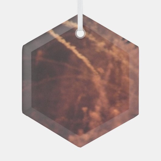 Feuerwerkskörper 20 Glas Hexagon-Ornament Ornament Aus Glas (Vorderseite)