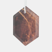 Feuerwerkskörper 20 Glas Hexagon-Ornament Ornament Aus Glas (Vorderseite Links)