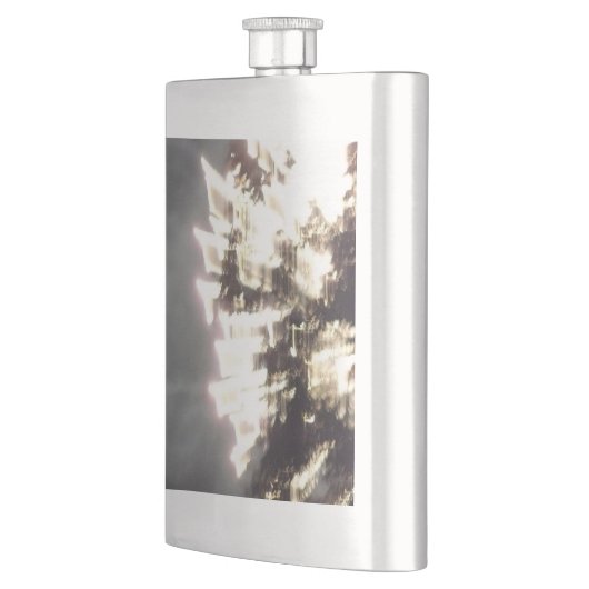 Feuerwerkskörper 2 Edelstahlflasche Flachmann (Links)