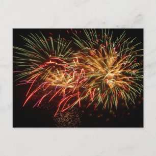 Feuerwerkskörper 2 postkarte