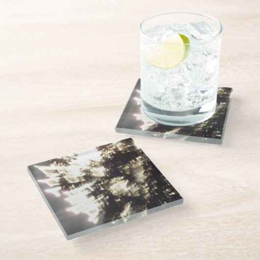 Feuerwerkskörper 2 Untersetzer (Schrägansicht)