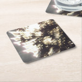 Feuerwerkskörper 2 Untersetzer auf Papier (angewinkelt)